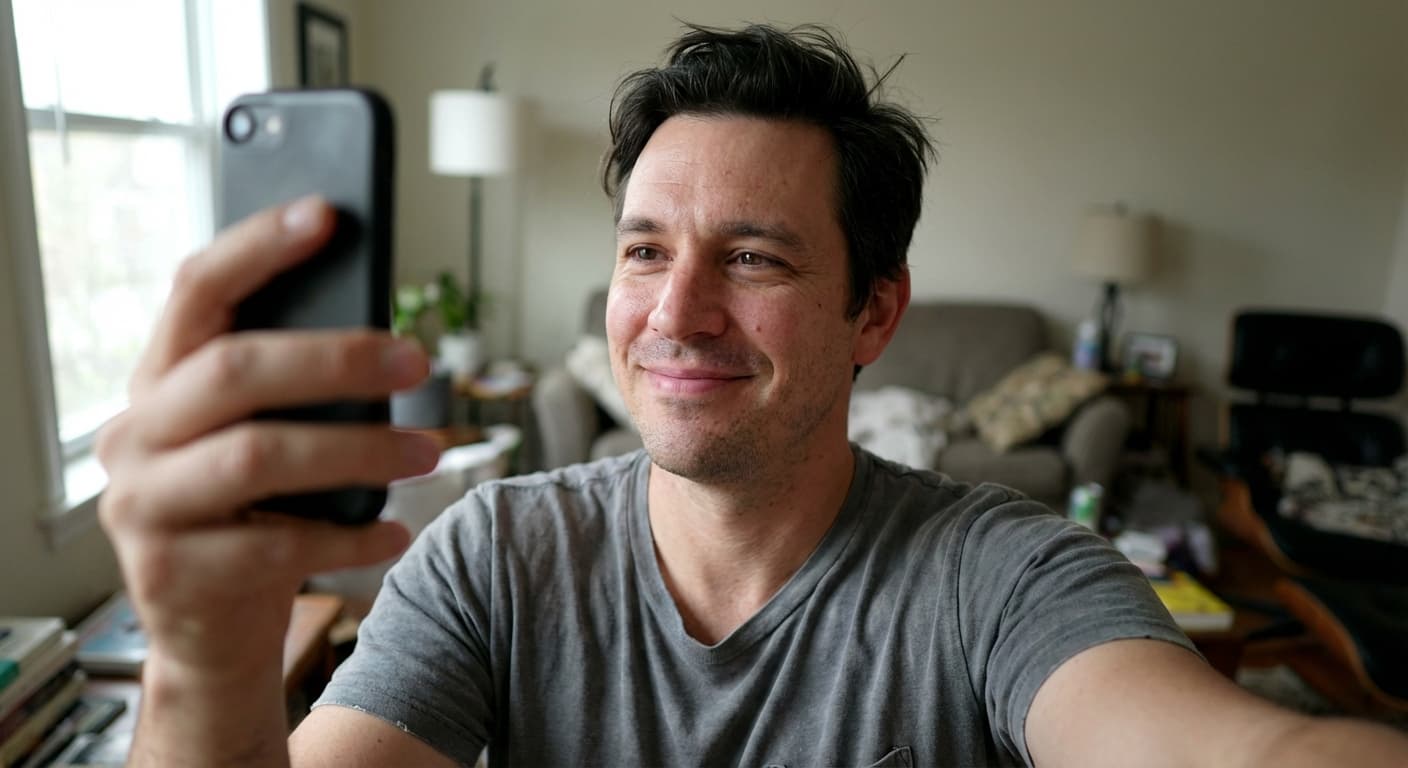 financial-services AI headshot transformation - Before