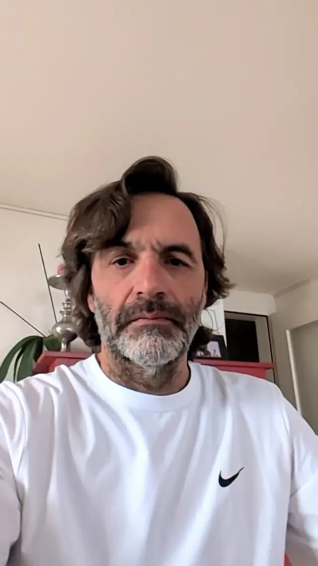 David's professional headshot transformation - Before